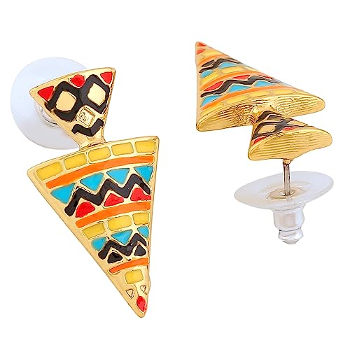 Colorful Stud Earrings Set